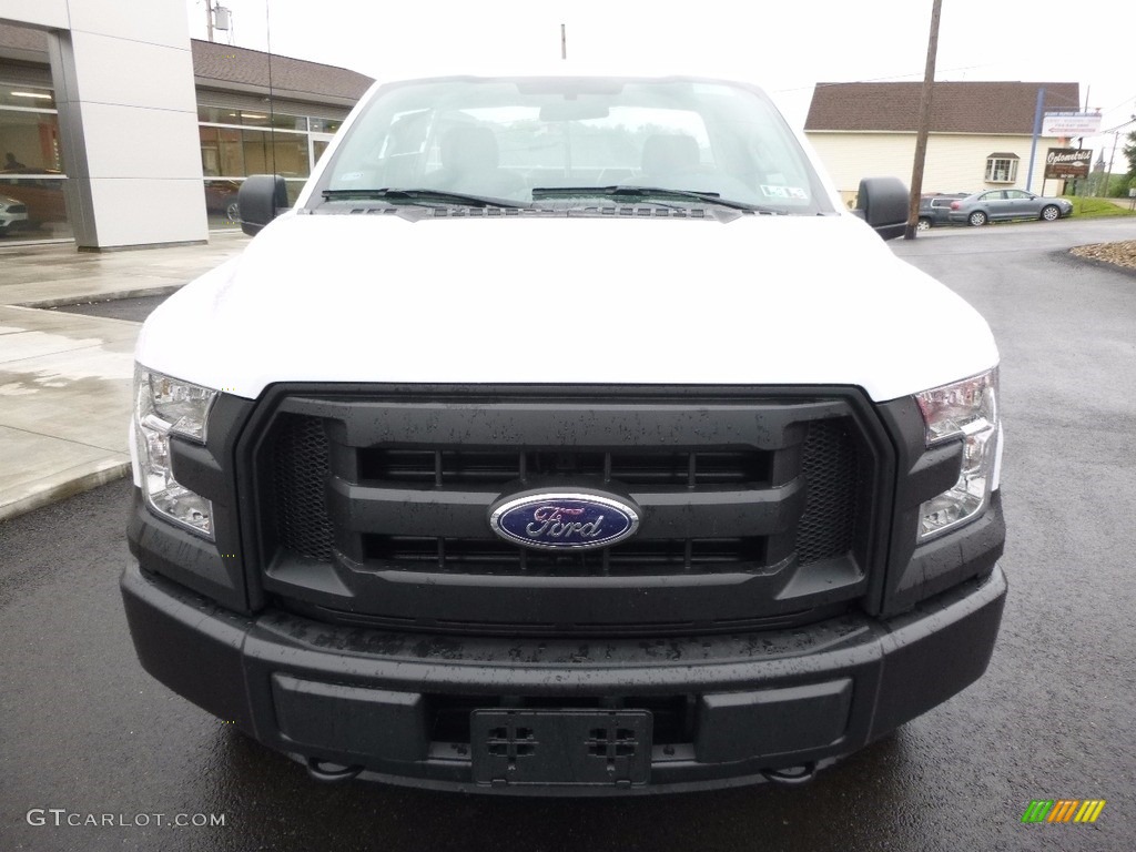 2016 F150 XL Regular Cab 4x4 - Oxford White / Medium Earth Gray photo #2