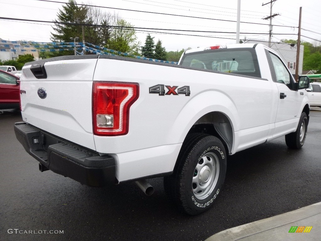 2016 F150 XL Regular Cab 4x4 - Oxford White / Medium Earth Gray photo #7