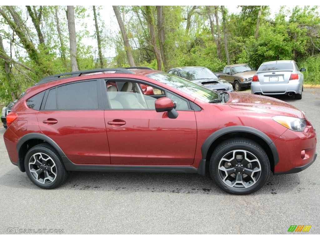 2013 XV Crosstrek 2.0 Premium - Venetian Red Pearl / Ivory photo #4