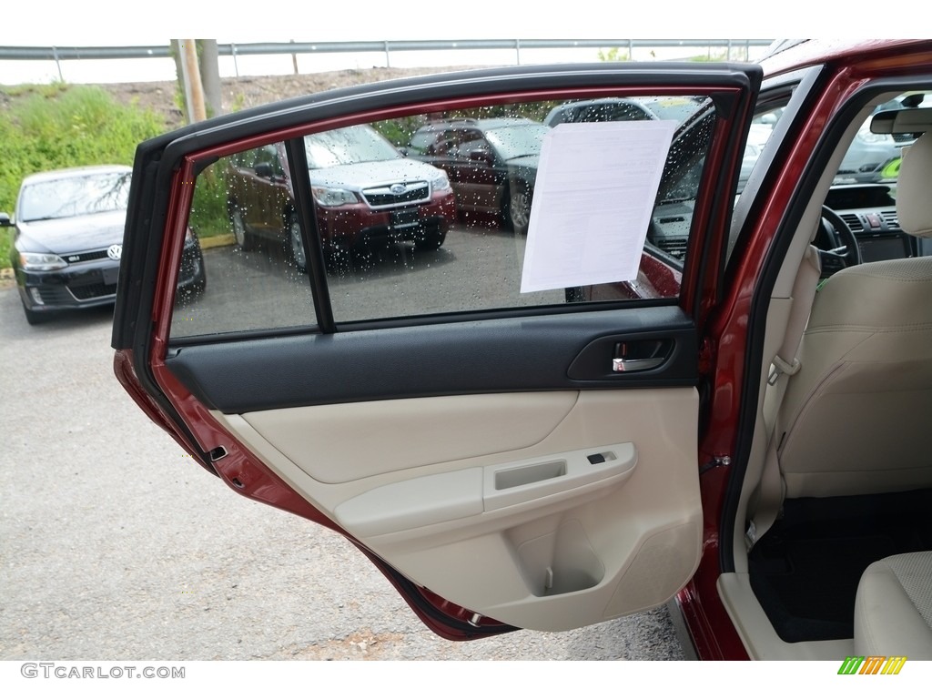2013 XV Crosstrek 2.0 Premium - Venetian Red Pearl / Ivory photo #23