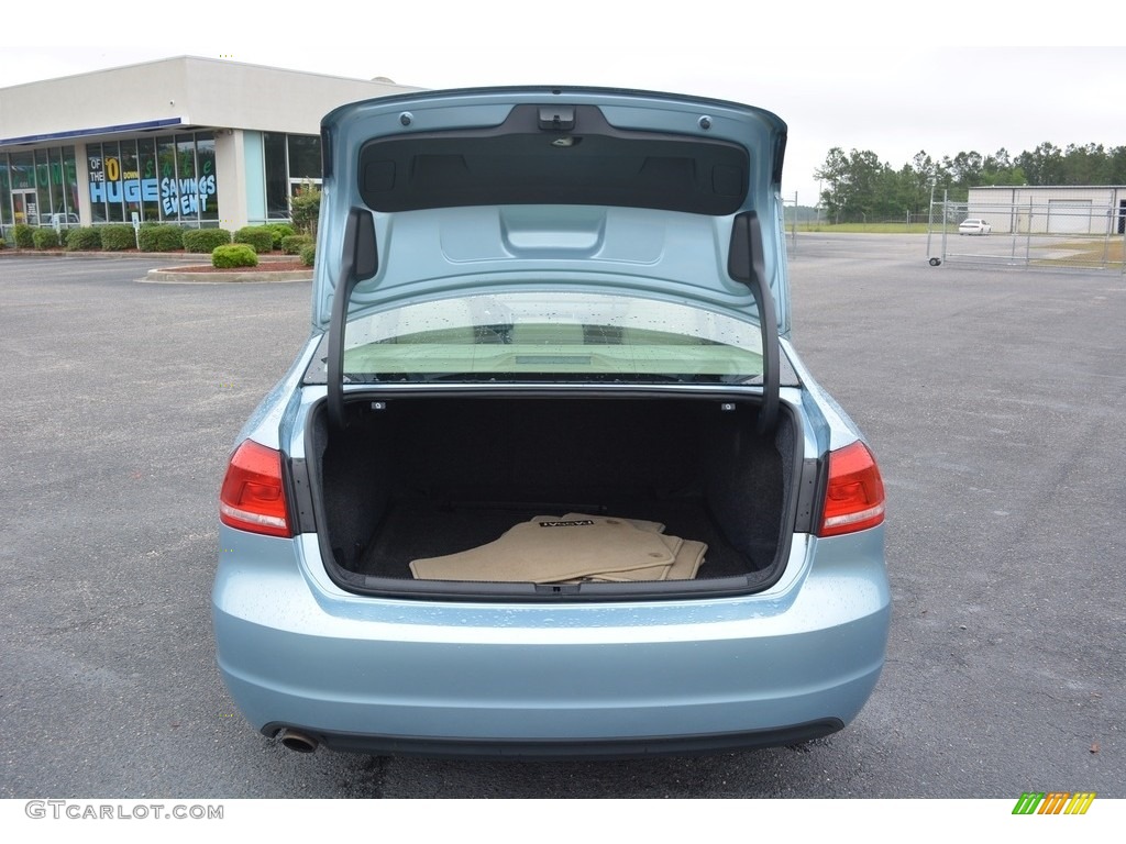2013 Passat 2.5L SE - Glacier Blue Metallic / Cornsilk Beige photo #14