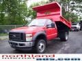2009 Red Ford F450 Super Duty XL Regular Cab 4x4 Chassis  photo #1