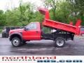 2009 Red Ford F450 Super Duty XL Regular Cab 4x4 Chassis  photo #2