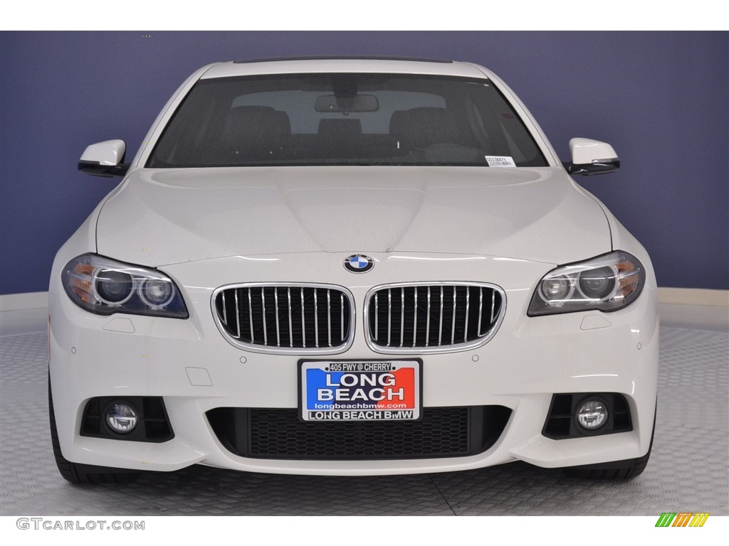2016 5 Series 535i Sedan - Glacier Silver Metallic / Black photo #2