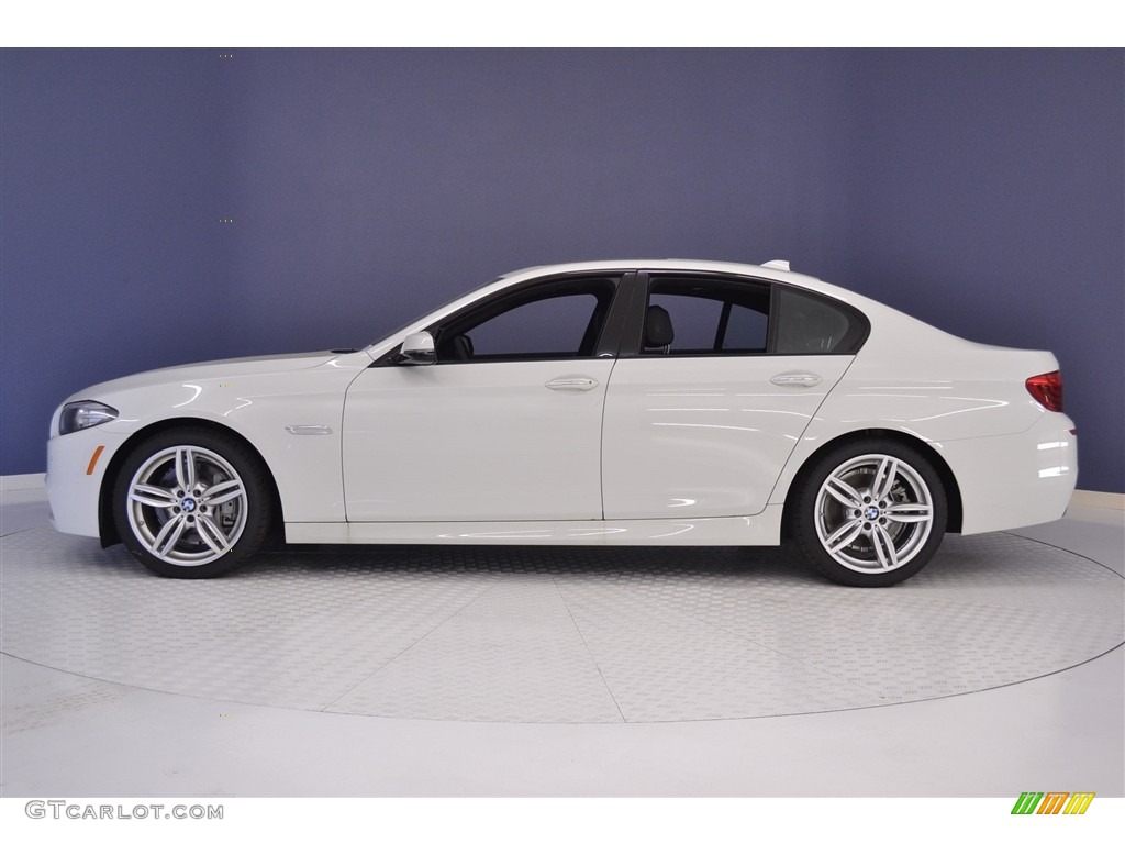 2016 5 Series 535i Sedan - Glacier Silver Metallic / Black photo #3