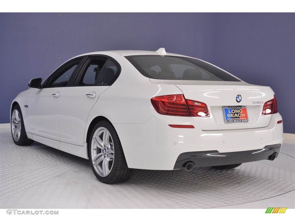 2016 5 Series 535i Sedan - Glacier Silver Metallic / Black photo #4