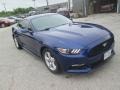 2015 Deep Impact Blue Metallic Ford Mustang V6 Coupe  photo #3