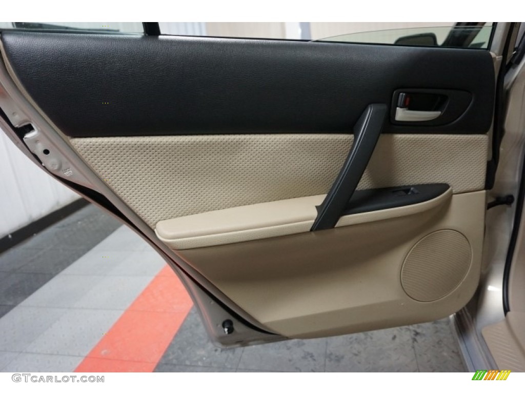 2007 MAZDA6 i Sport Sedan - Smokestone / Beige photo #15