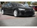 2013 Black Tesla Model S   photo #1