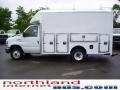 2009 Oxford White Ford E Series Cutaway E350 Commercial Utility Truck  photo #2