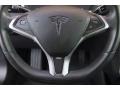 Black 2013 Tesla Model S Standard Model S Model Steering Wheel