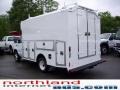 2009 Oxford White Ford E Series Cutaway E350 Commercial Utility Truck  photo #3