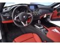 Coral Red 2016 BMW Z4 sDrive28i Interior Color