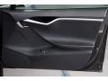 Black 2013 Tesla Model S Standard Model S Model Door Panel
