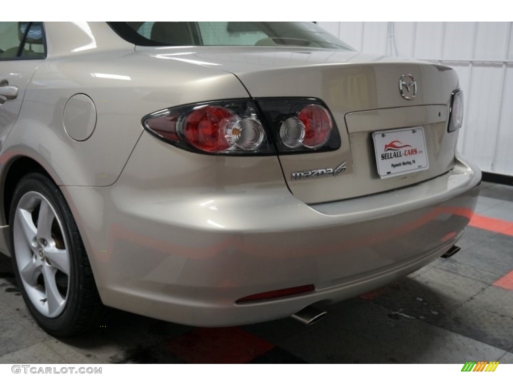 2007 MAZDA6 i Sport Sedan - Smokestone / Beige photo #65