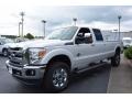 White Platinum Metallic - F350 Super Duty Lariat Crew Cab 4x4 Photo No. 8
