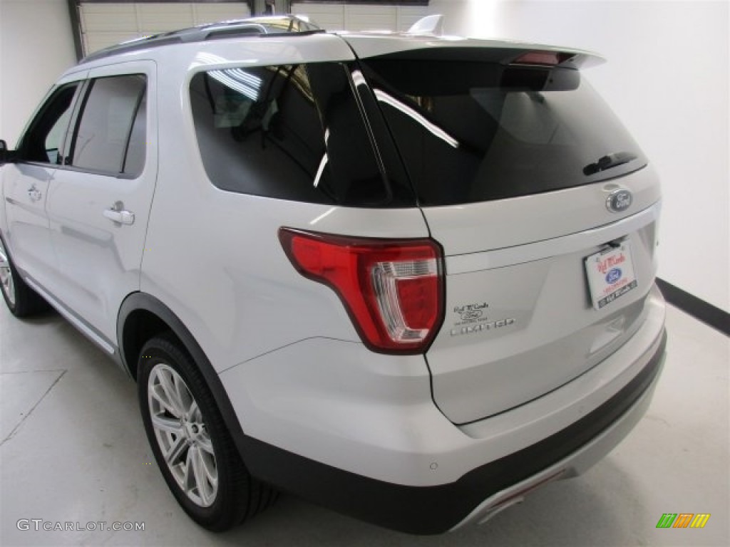 2016 Explorer Limited 4WD - Ingot Silver Metallic / Ebony Black photo #8