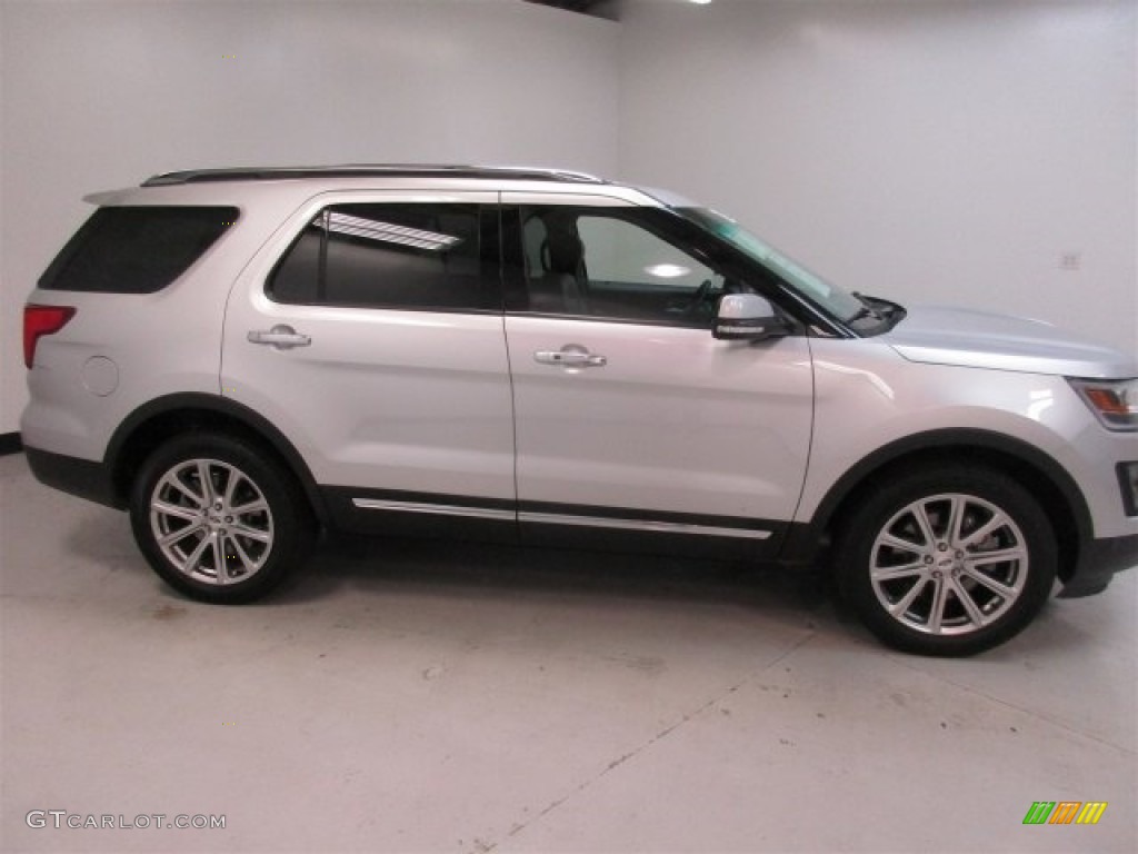 2016 Explorer Limited 4WD - Ingot Silver Metallic / Ebony Black photo #12