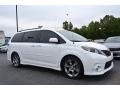 Super White 2013 Toyota Sienna SE