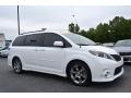 2013 Super White Toyota Sienna SE  photo #1