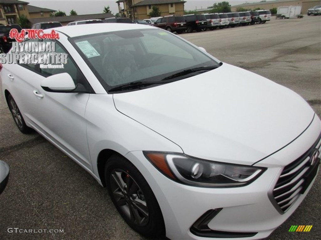 2017 Elantra SE - White / Gray photo #1