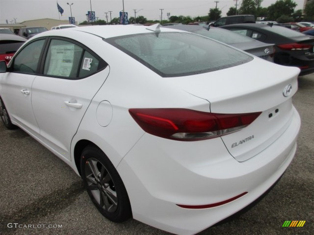 2017 Elantra SE - White / Gray photo #4