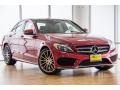 designo Cardinal Red Metallic 2016 Mercedes-Benz C Gallery