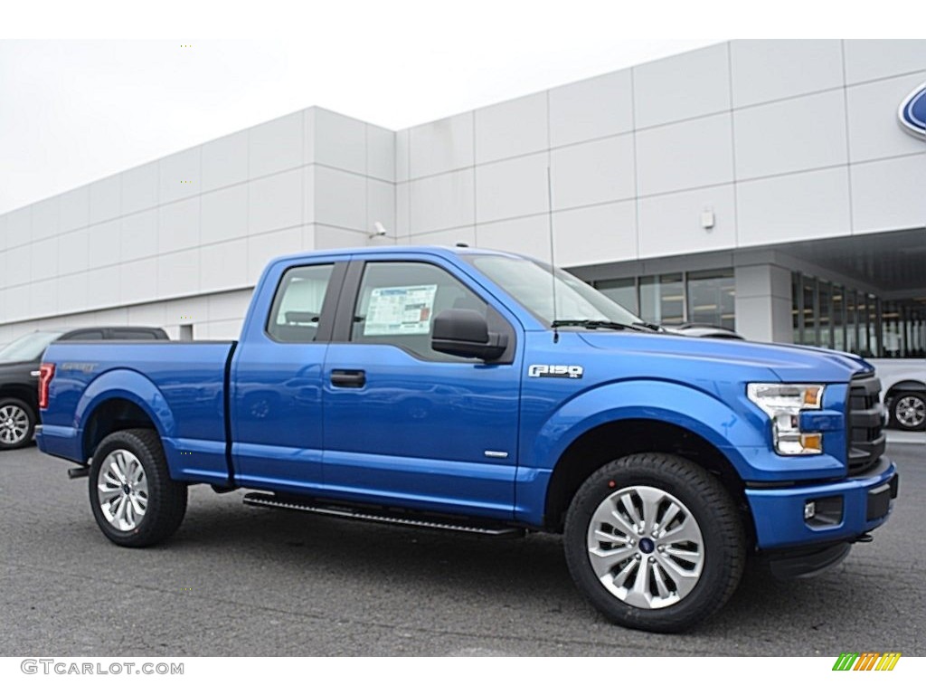 Blue Flame Ford F150