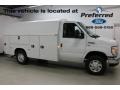 Oxford White 2016 Ford E-Series Van E350 Cutaway Commercial Utility