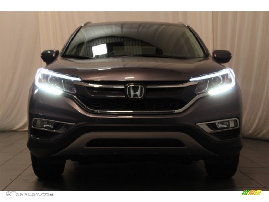 2016 CR-V Touring - Modern Steel Metallic / Gray photo #4