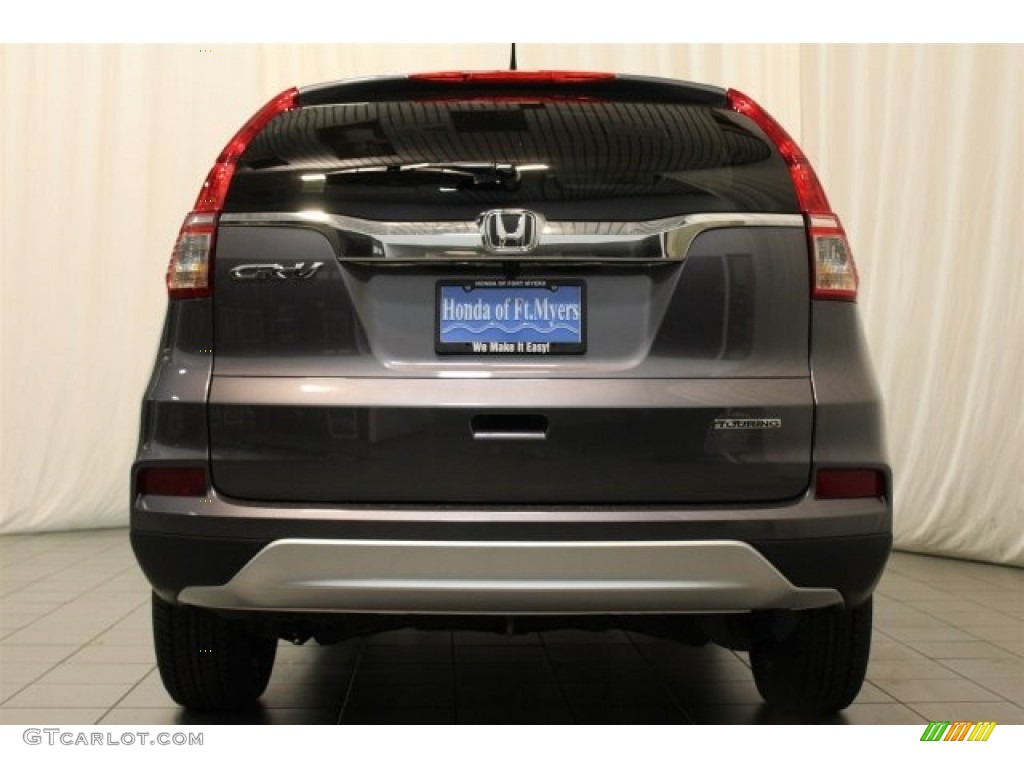 2016 CR-V Touring - Modern Steel Metallic / Gray photo #6