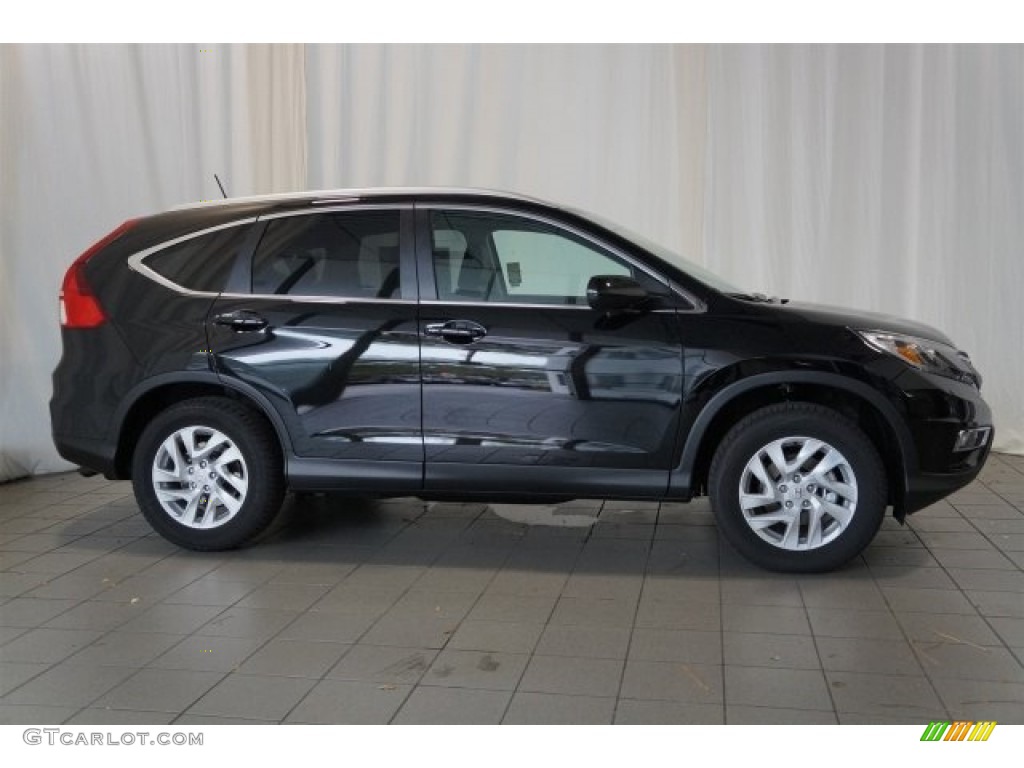 2016 CR-V EX-L - Crystal Black Pearl / Black photo #3