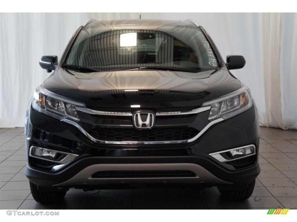 2016 CR-V EX-L - Crystal Black Pearl / Black photo #4