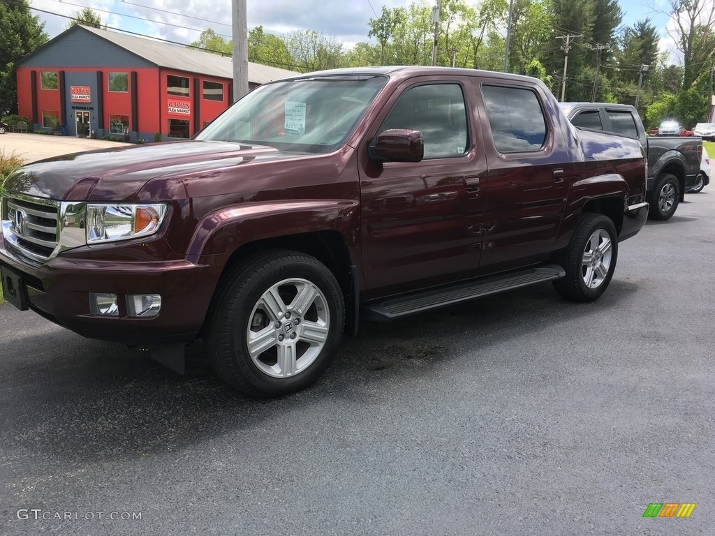 2012 Ridgeline RTL - Dark Cherry Pearl II / Black photo #1