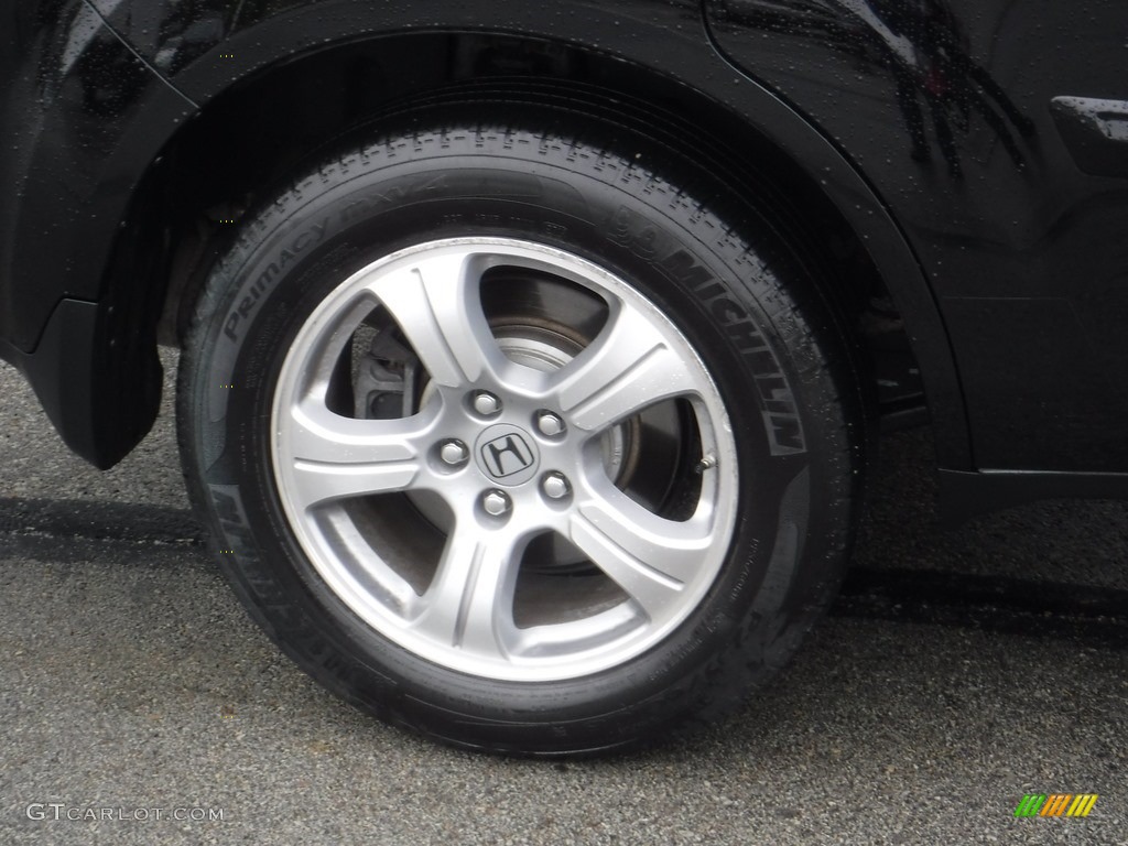 2015 Pilot EX-L 4WD - Crystal Black Pearl / Gray photo #3