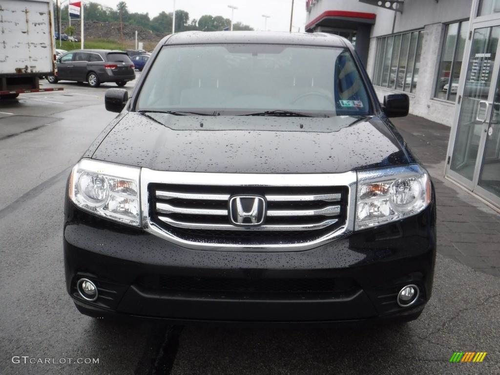 2015 Pilot EX-L 4WD - Crystal Black Pearl / Gray photo #5