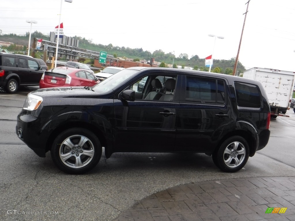 2015 Pilot EX-L 4WD - Crystal Black Pearl / Gray photo #7