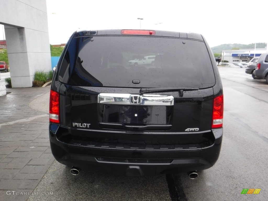 2015 Pilot EX-L 4WD - Crystal Black Pearl / Gray photo #9