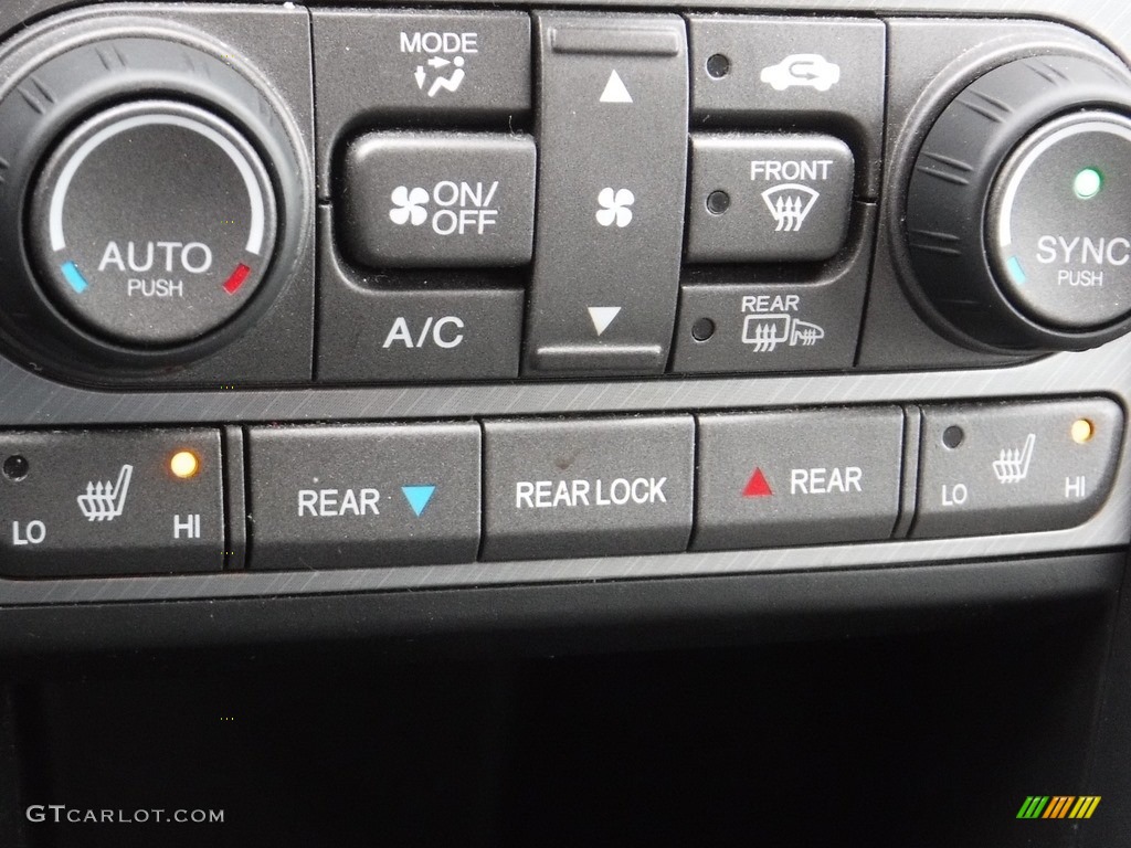 2015 Pilot EX-L 4WD - Crystal Black Pearl / Gray photo #18