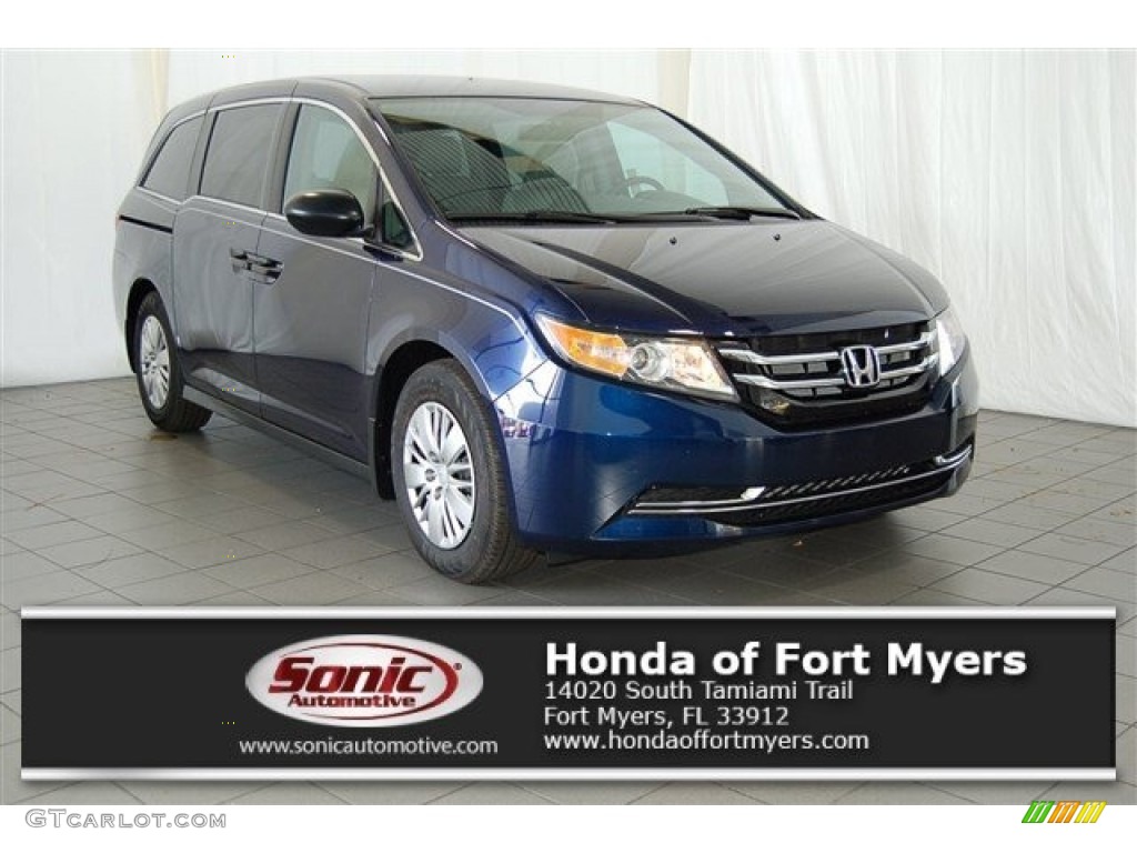 Obsidian Blue Pearl Honda Odyssey