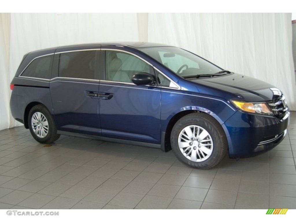 Obsidian Blue Pearl 2016 Honda Odyssey LX Exterior Photo #113087006