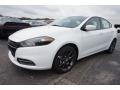 2016 Bright White Dodge Dart SE  photo #1