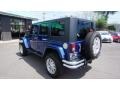 2010 Deep Water Blue Pearl Jeep Wrangler Unlimited Sahara 4x4  photo #3
