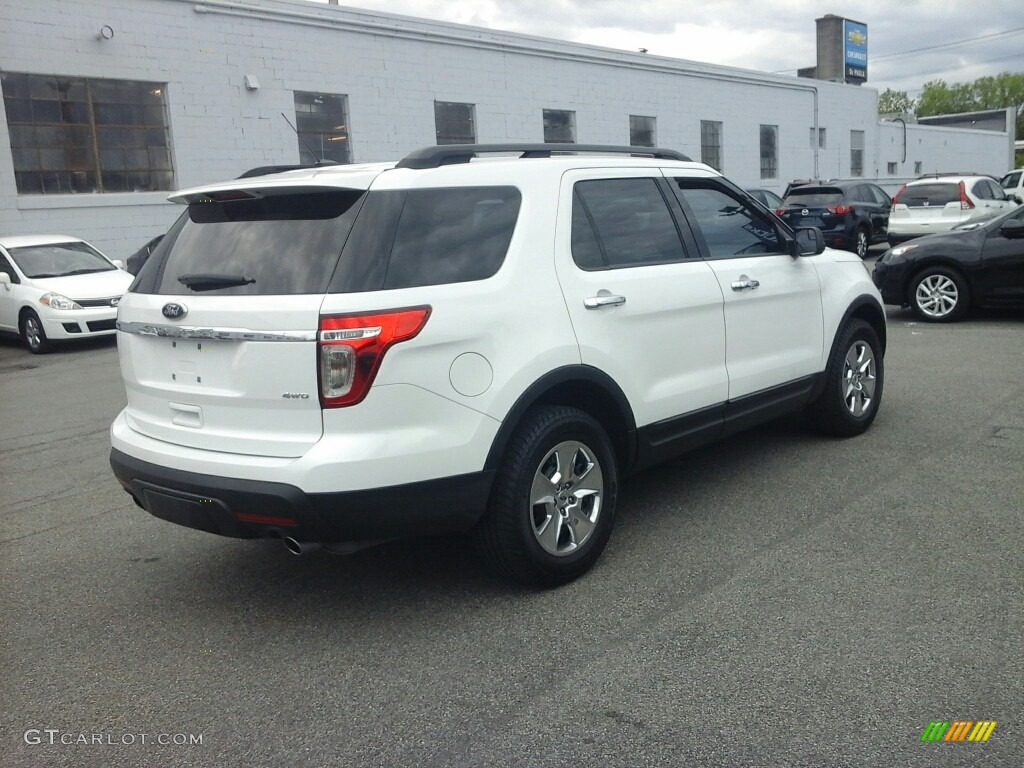 2014 Explorer 4WD - Oxford White / Medium Light Stone photo #4