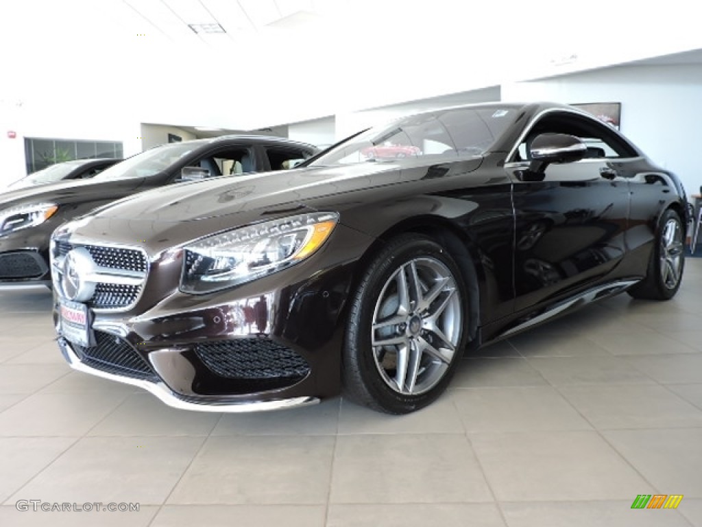 Ruby Black Metallic 2016 Mercedes-Benz S 550 4Matic Coupe Exterior Photo #113092700