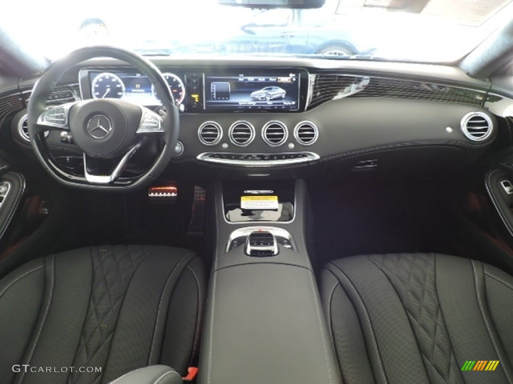2016 Mercedes-Benz S 550 4Matic Coupe designo Black Dashboard Photo #113092739