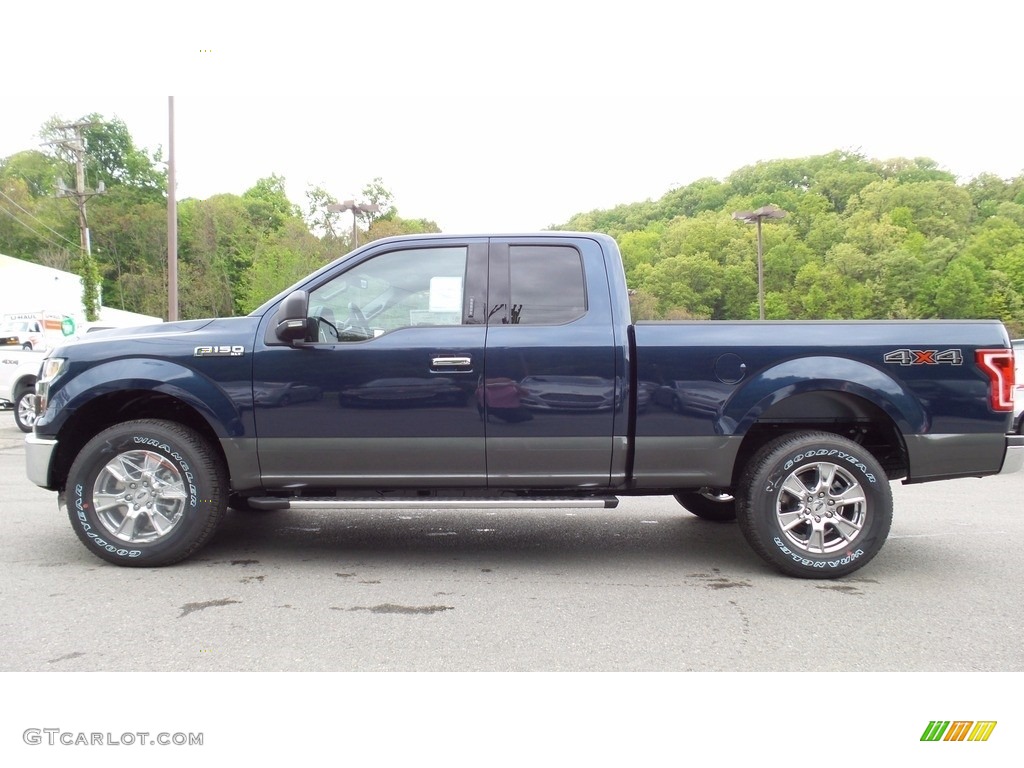 2016 F150 XLT SuperCab 4x4 - Blue Jeans / Medium Earth Gray photo #1