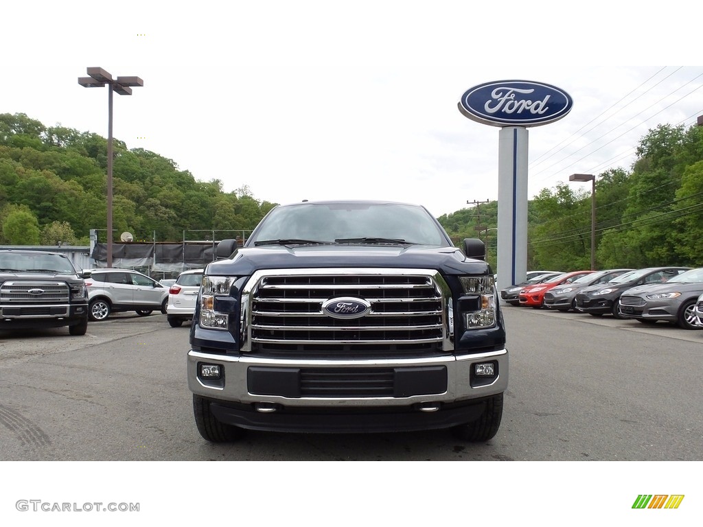 2016 F150 XLT SuperCab 4x4 - Blue Jeans / Medium Earth Gray photo #2