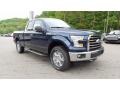 2016 Blue Jeans Ford F150 XLT SuperCab 4x4  photo #3