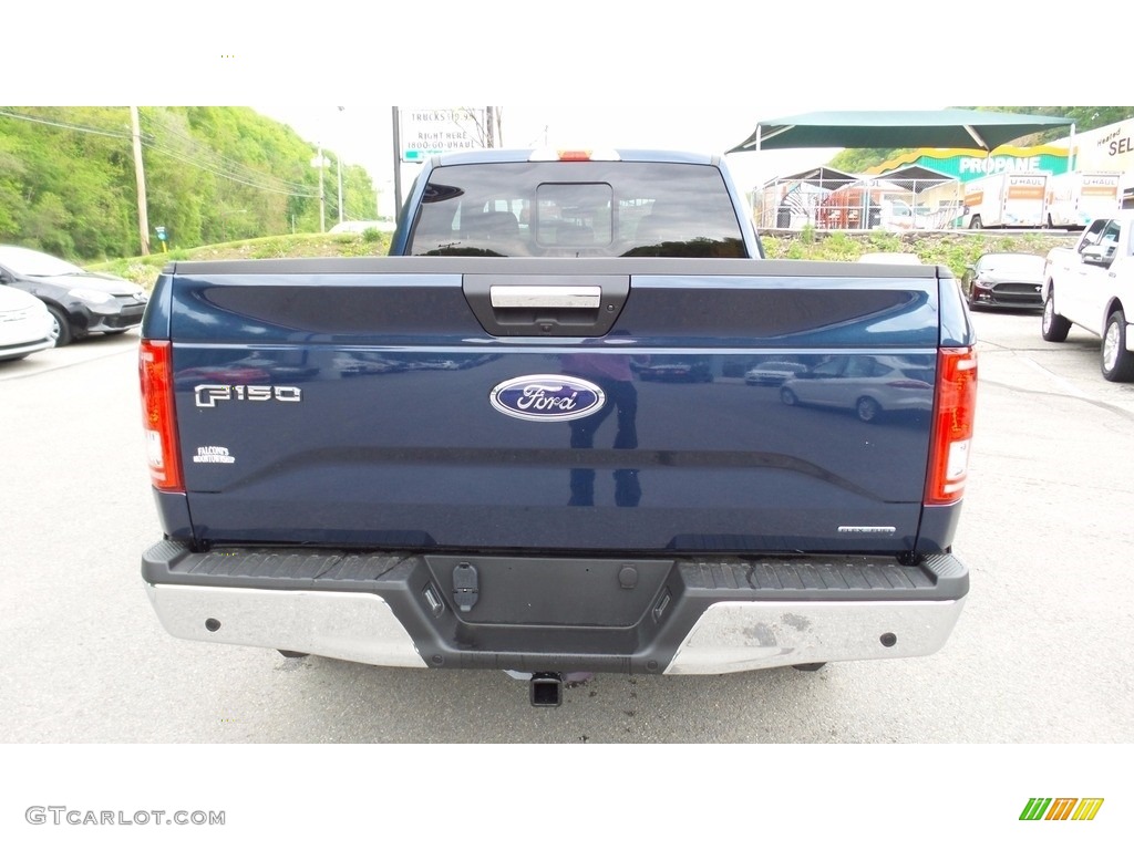 2016 F150 XLT SuperCab 4x4 - Blue Jeans / Medium Earth Gray photo #6